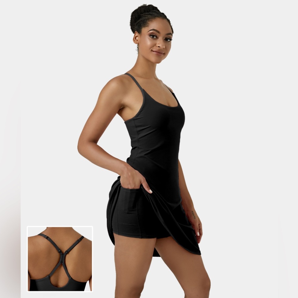 NEW* HALARA Softlyzero™ Pocket Cool Touch Yoga Active Dress | Large